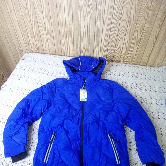 Hiheart Boys Girls Thick Padded Winter Coat Warm Hooded Jacket - Picture 2 of 5